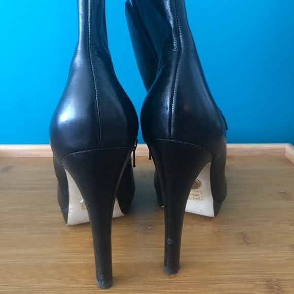 Bebe Black “Nicolette” Platform Bootie - Picture 4 of 7